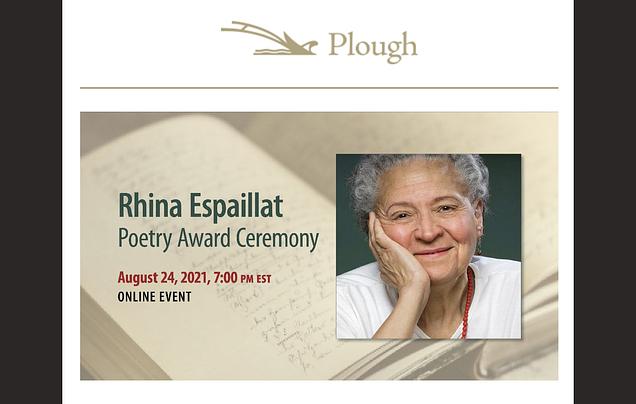 Hart Island Poem wins Rhina Espaillat Poetry Award